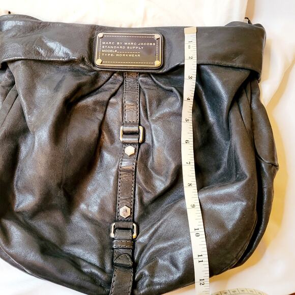 Marc by Marc Jacobs standard supply black leather large hobo bag - Picture 13 of 14